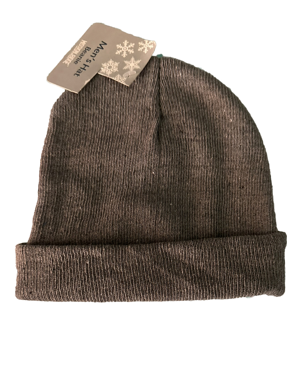 New Men’s Mission Ridge Winter Beanie Hat Light Gray Warm Cozy